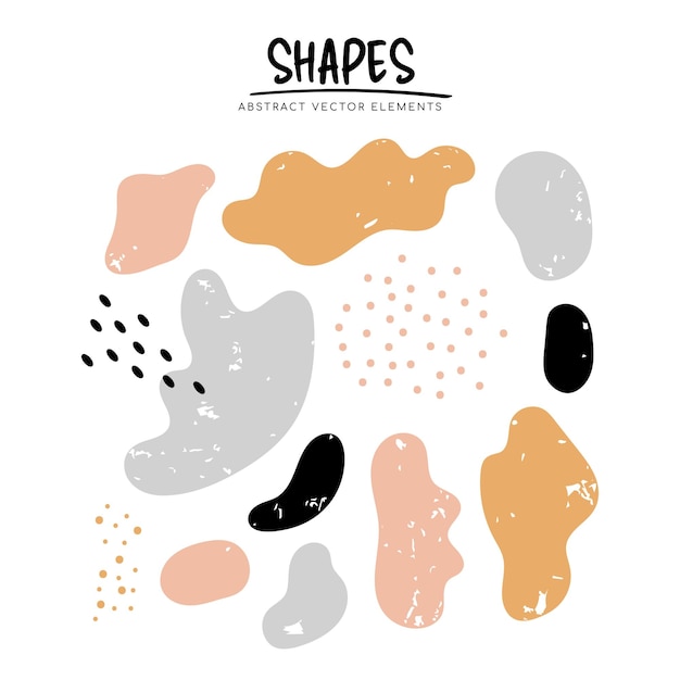 Vibrant Assortment of Abstract Organic Shapes and Patterns | Jiffy Designs