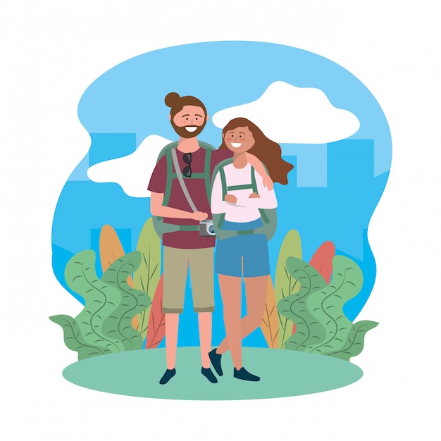 Adventurous Couple Exploring the Outdoors Together | Jiffy Designs