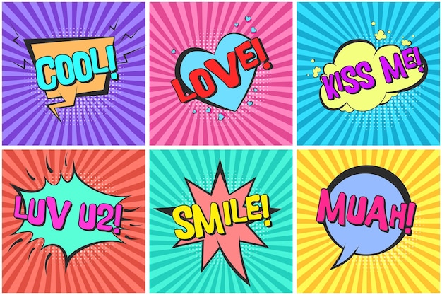 Vibrant Pop Art Expressions with Bold Text and Graphic Designs | Jiffy ...