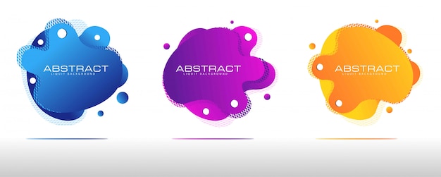 Vibrant Fluid Abstract Shapes with Playful Textures | Jiffy Designs