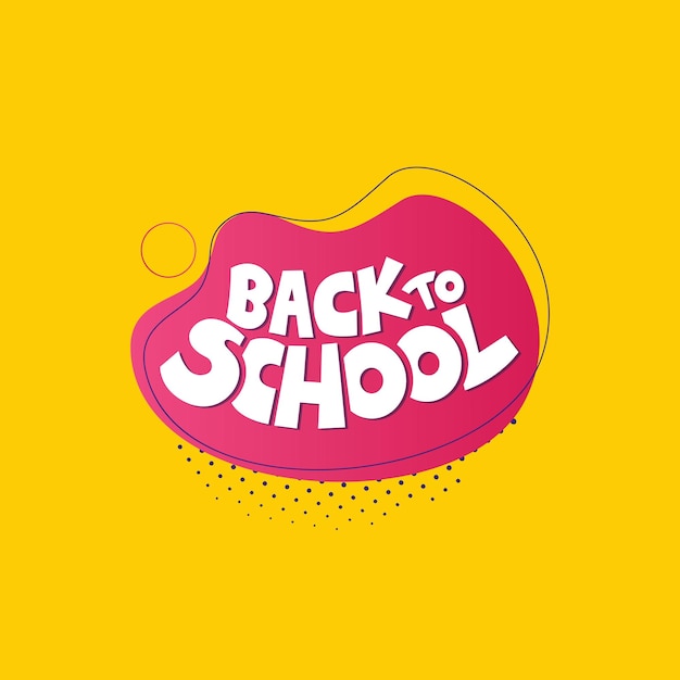 Vibrant Back to School Lettering with Playful Shapes | Jiffy Designs