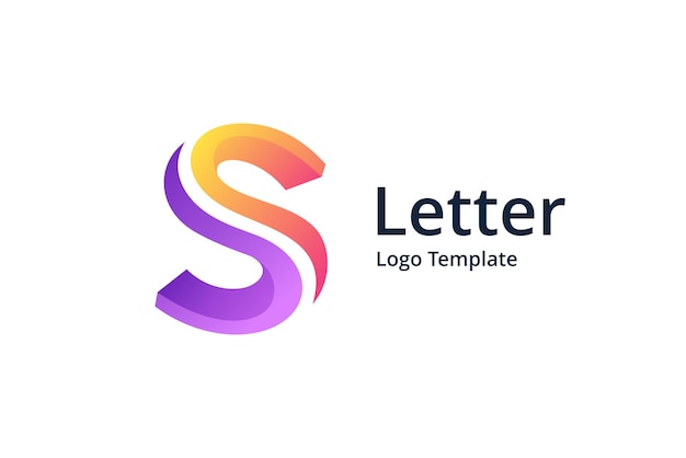 Vibrant Gradient Letter S Logo with Modern Typography | Jiffy Designs