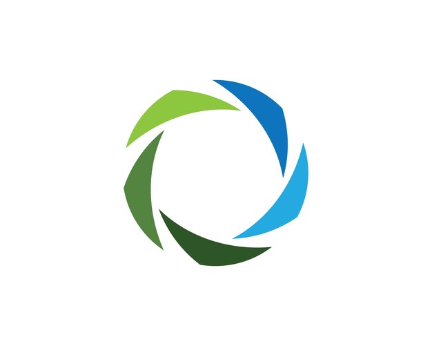 Vibrant Circular Logo Design with Intersecting Arrows | Jiffy Designs