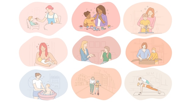 Diverse Collection of Relatable Everyday Moments and Interactions ...