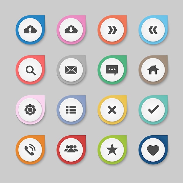 Vibrant Collection of Versatile User Interface Icons | Jiffy Designs