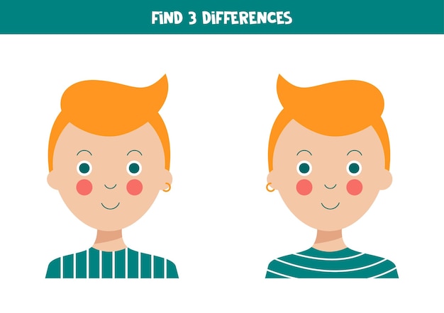 Spot the Subtle Differences in These Cheerful Boy Portraits | Jiffy Designs
