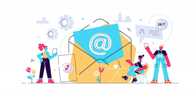 Vibrant Email Communication and Collaboration Illustration | Jiffy Designs