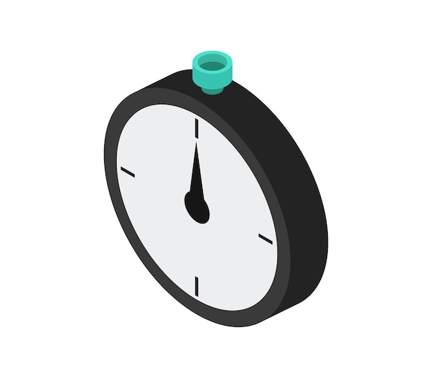 Minimalist Black and Teal Analog Clock Design | Jiffy Designs