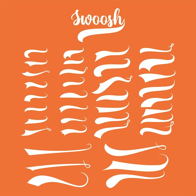 Swoosh Collection: Versatile Typographic Designs for Diverse ...