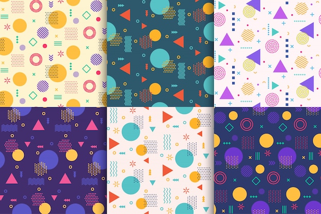 Vibrant Geometric Shapes and Patterns Collection | Jiffy Designs