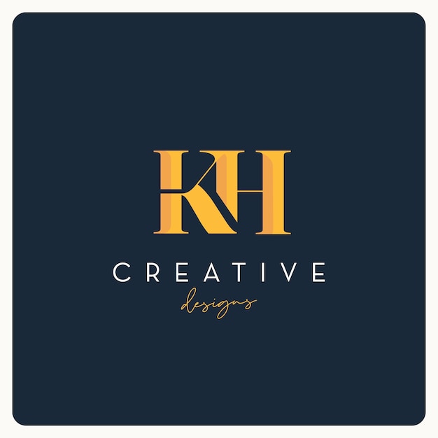 Elegant Monogram with Bold Typography and Warm Tones | Jiffy Designs
