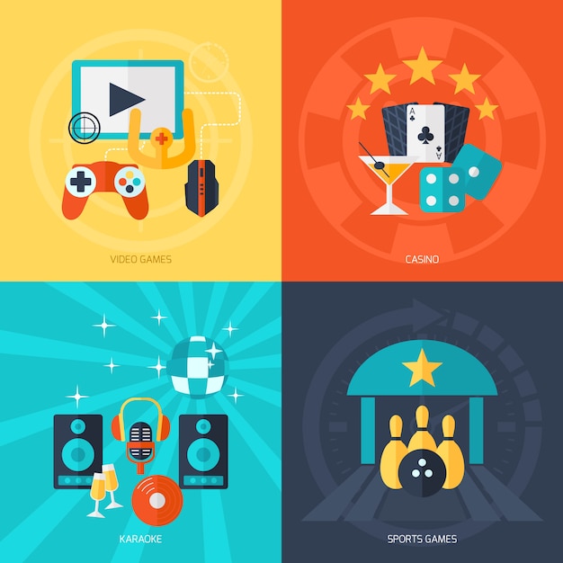 Vibrant Collection of Iconic Gaming Symbols and Elements | Jiffy Designs