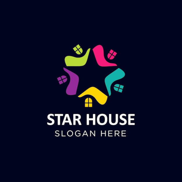 Vibrant Star-Shaped Homes in Captivating Color Palette | Jiffy Designs