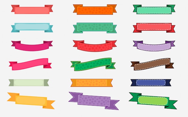 Vibrant Ribbon Banners in Assorted Colors and Patterns | Jiffy Designs