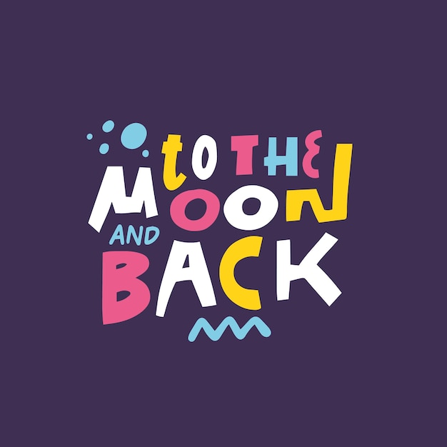 Vibrant Retro-Inspired Lettering with Playful Shapes and Bubbles ...