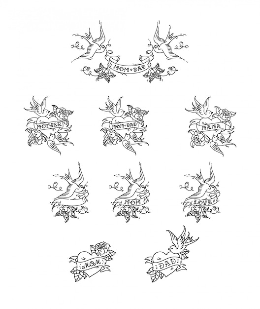 Elegant Floral Emblem Collection with Calligraphic Banners | Jiffy Designs