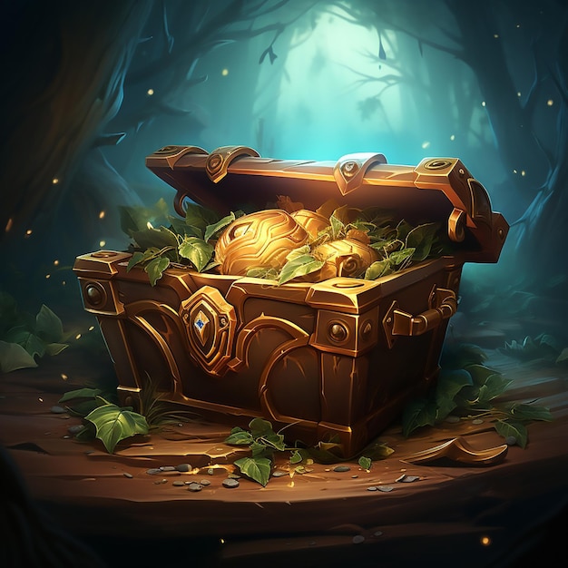 Enchanted Treasure Chest Overflowing with Magical Riches | Jiffy Designs