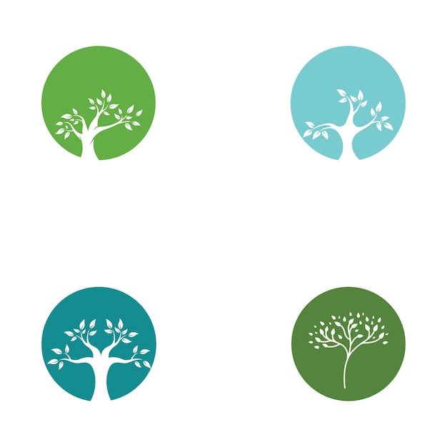 Vibrant Tree Icons: Diverse Collection for Versatile Branding | Jiffy ...