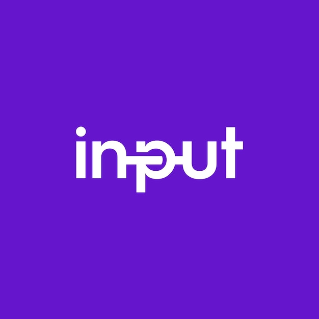 Vibrant Purple Background with Bold White Text 'Input' | Jiffy Designs