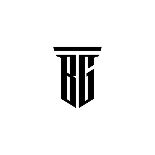 Striking Monogram Emblem with Bold Geometric Design | Jiffy Designs