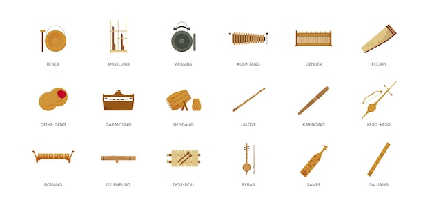 Vibrant Collection of Traditional Chinese Musical Instruments | Jiffy ...