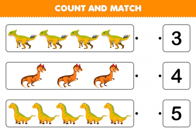 Colorful Cartoon Animals for Counting and Matching | Jiffy Designs