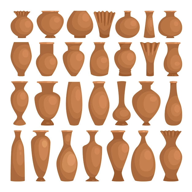Diverse Collection of Terracotta Pottery Vessels and Vases | Jiffy Designs