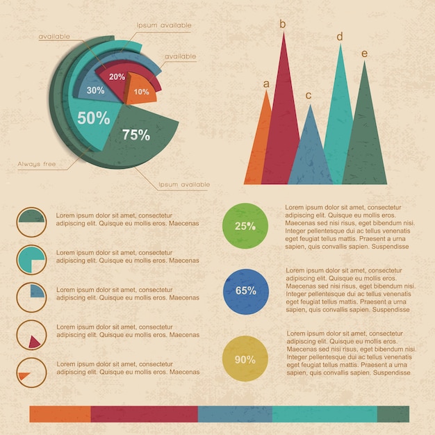 Vibrant Geometric Landscape: Captivating Infographic Design | Jiffy Designs