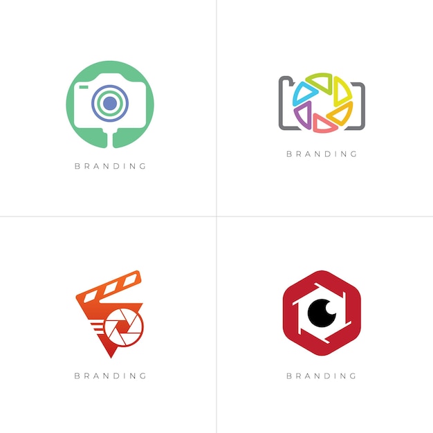 Vibrant Branding Symbols: Diverse Collection of Visual Identities ...