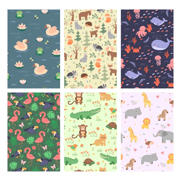 Charming Collection of Whimsical Nature-Inspired Patterns | Jiffy Designs