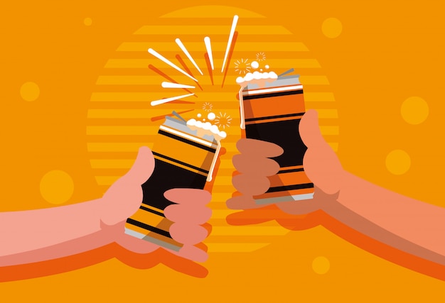 Celebratory Cheers with Festive Drinks on Vibrant Background | Jiffy ...
