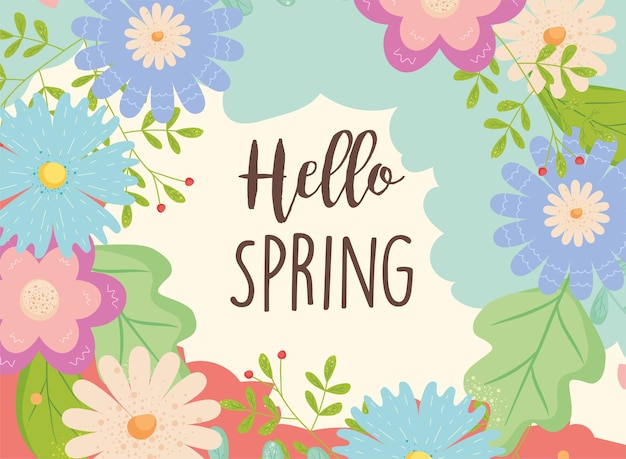 Vibrant Floral Greeting with Cheerful Spring Blooms | Jiffy Designs