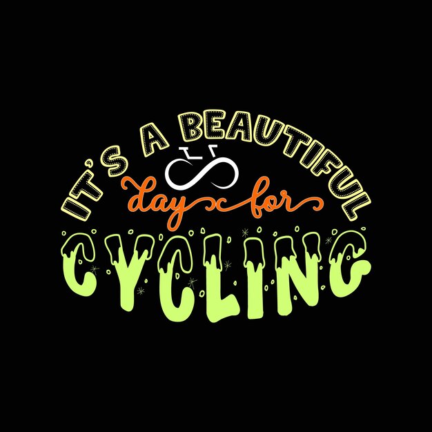 Vibrant Typography Celebrates the Beauty of Cycling | Jiffy Designs