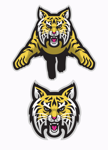 Wildcats Mascot Attacking In American Sport | Jiffy Designs