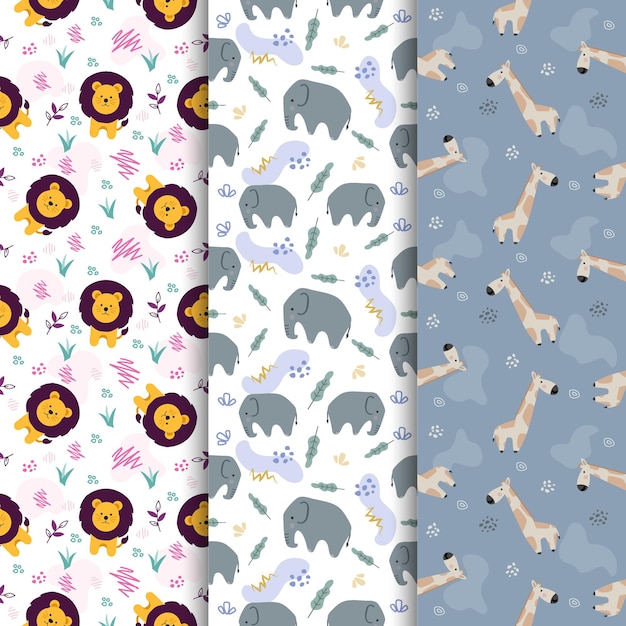Whimsical Animal Patterns: A Vibrant Collection of Playful Designs ...