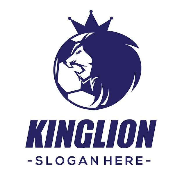 Regal Lion Emblem with Majestic Crown | Jiffy Designs