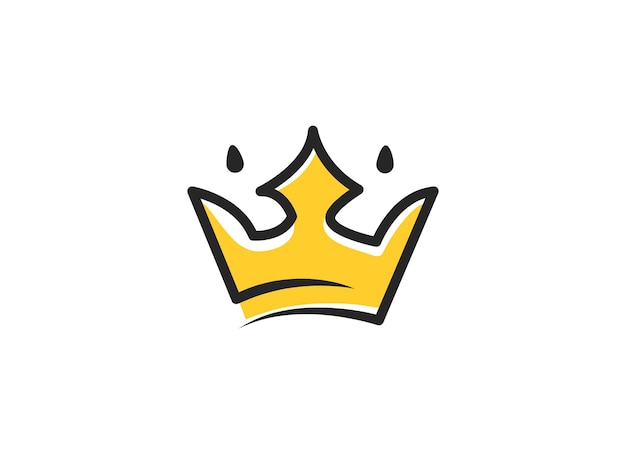 Majestic Golden Crown with Regal Silhouette Design | Jiffy Designs