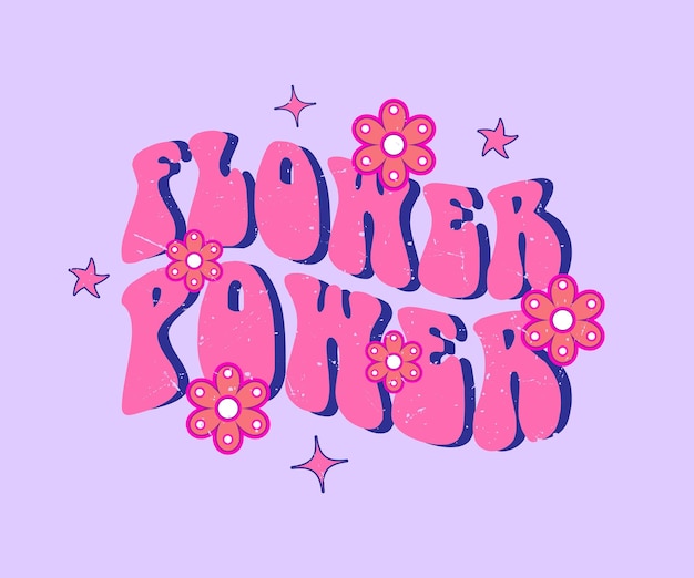 Vibrant Floral Lettering with Whimsical Stars and Blooms | Jiffy Designs