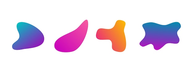 Vibrant Fluid Shapes in Gradient Color Palette | Jiffy Designs