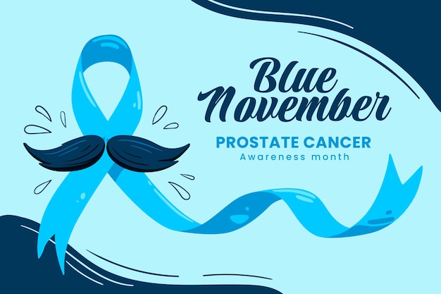 Raising Awareness for Prostate Cancer: The Blue November Ribbon | Jiffy ...
