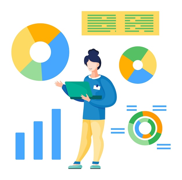 Analyst Reviewing Data Visualizations and Charts | Jiffy Designs