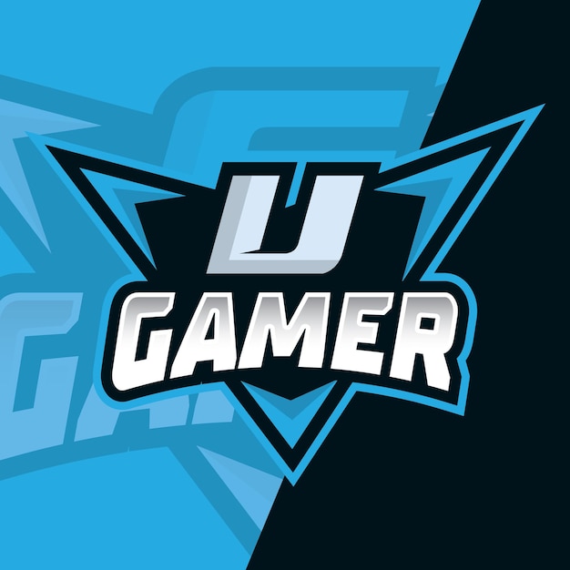 Vibrant Gamer Logo with Bold Triangular Design | Jiffy Designs