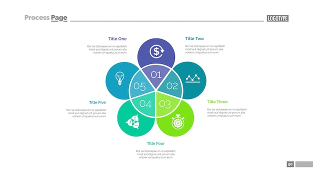 Vibrant Circular Process Infographic with Icons and Text Boxes | Jiffy ...