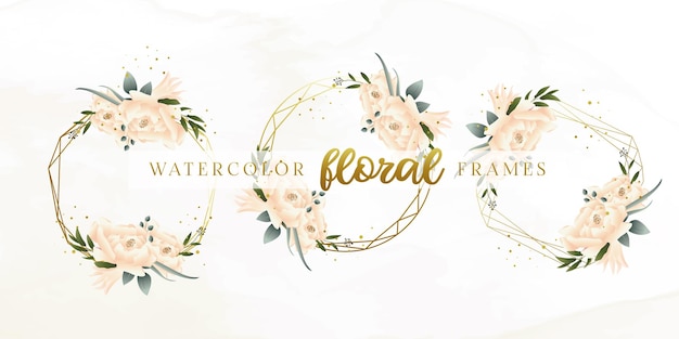 Delicate Floral Wreaths in Soft Watercolor Hues | Jiffy Designs
