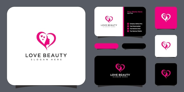 Elegant Heart-Shaped Beauty Salon Branding and Stationery | Jiffy Designs