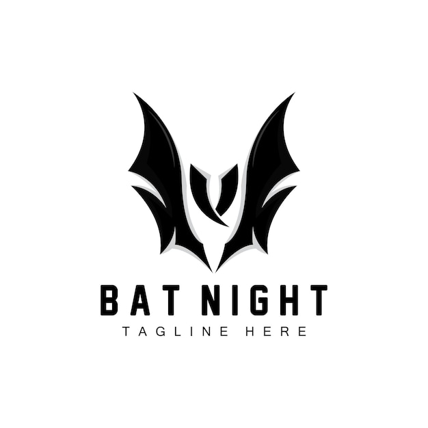 Striking Bat Icon for Nighttime Branding | Jiffy Designs