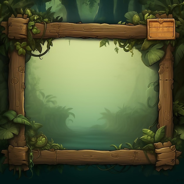 Enchanting Woodland Frame with Rustic Charm | Jiffy Designs