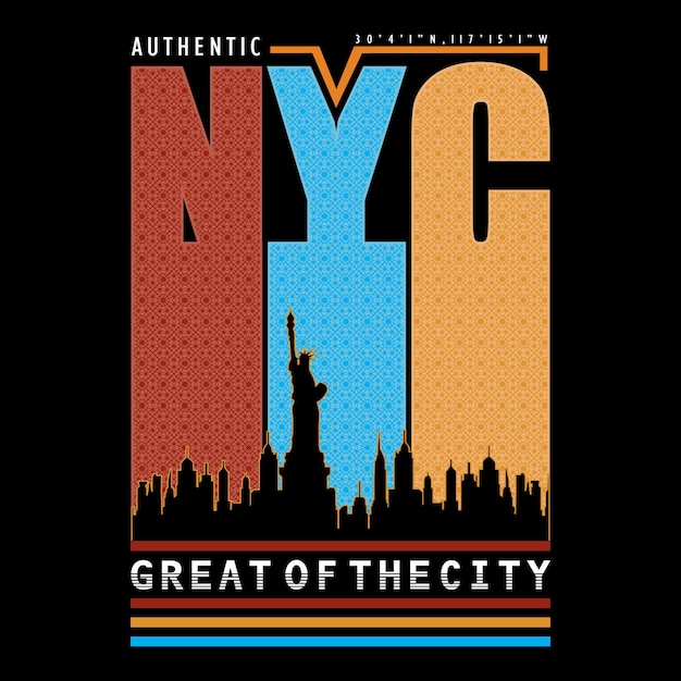 Vibrant Skyline of New York City with Iconic Landmarks | Jiffy Designs