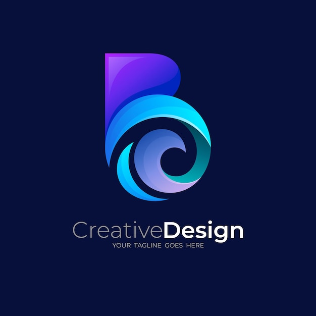 Vibrant Spiral Logo for Creative Design Agency | Jiffy Designs