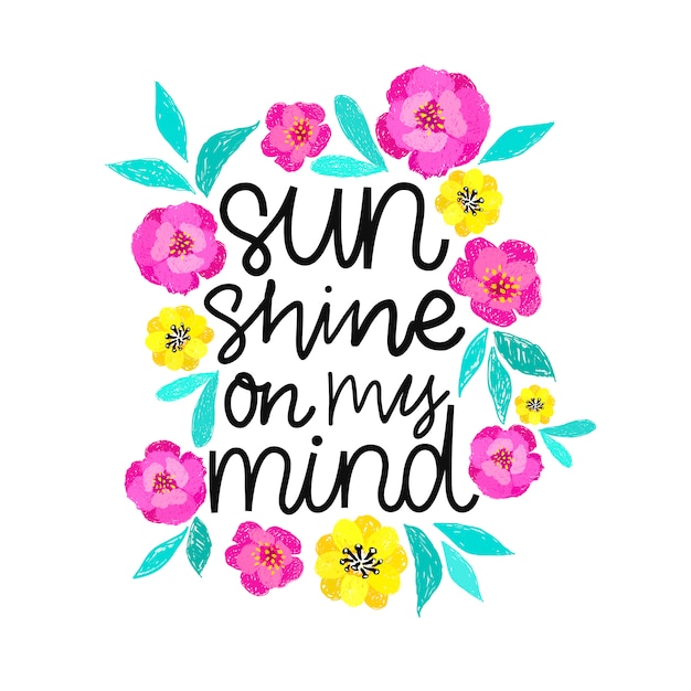 Vibrant Floral Design with Uplifting Lettering | Jiffy Designs